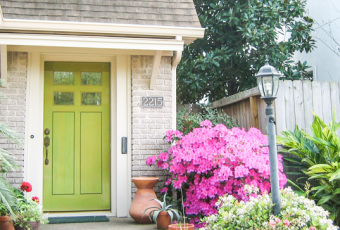 Custom doors add charm to classic homes.